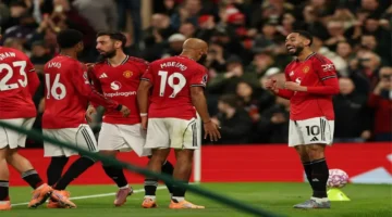 مانشستر يونايتد يعزز فرصه في الدوري الإنجليزي بفوز 4-0 على برايتون ويقتحم المربع الذهبي